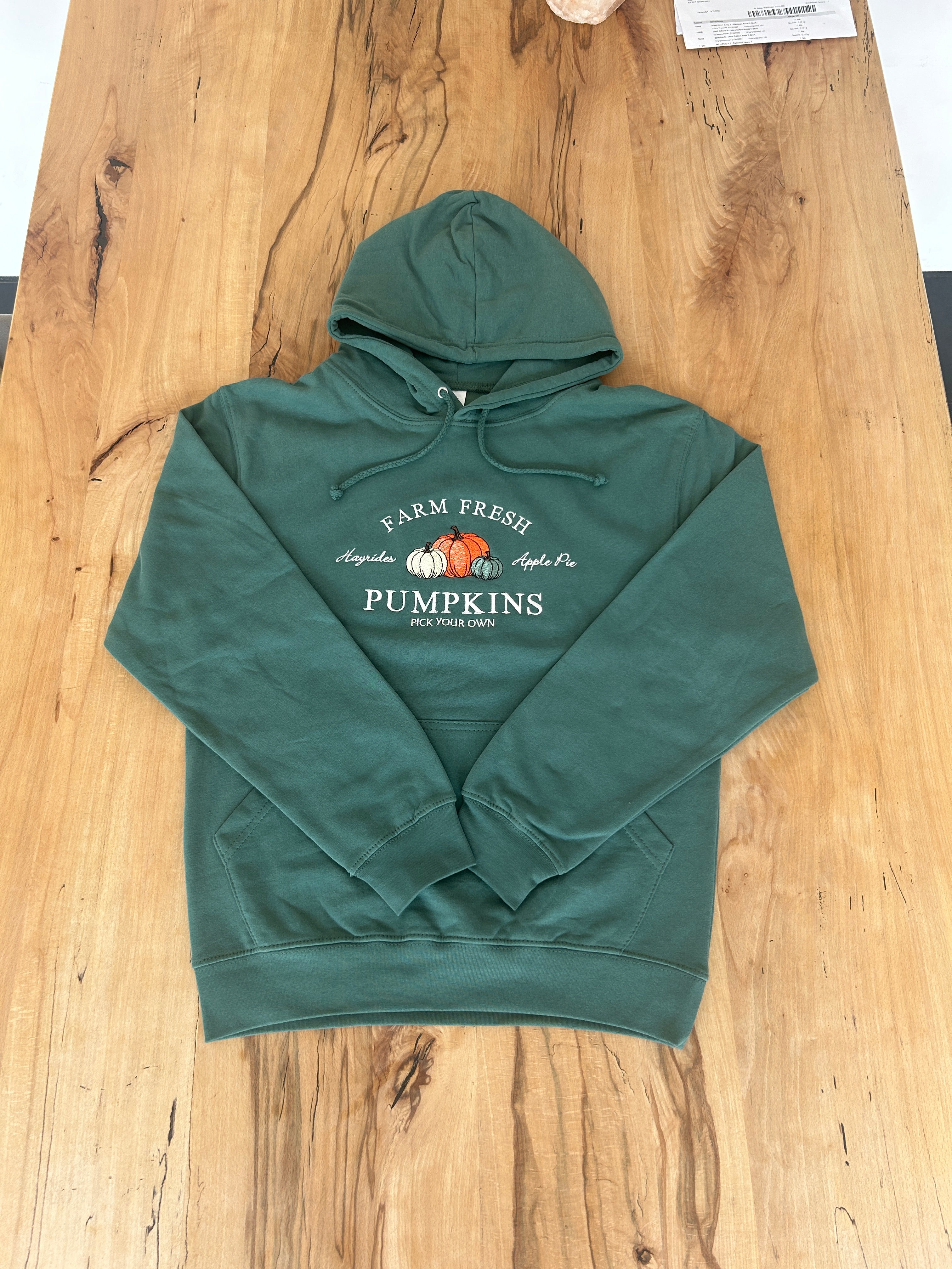 Personalizable sweatshirt, embroidered, individual, sustainable and ecological
