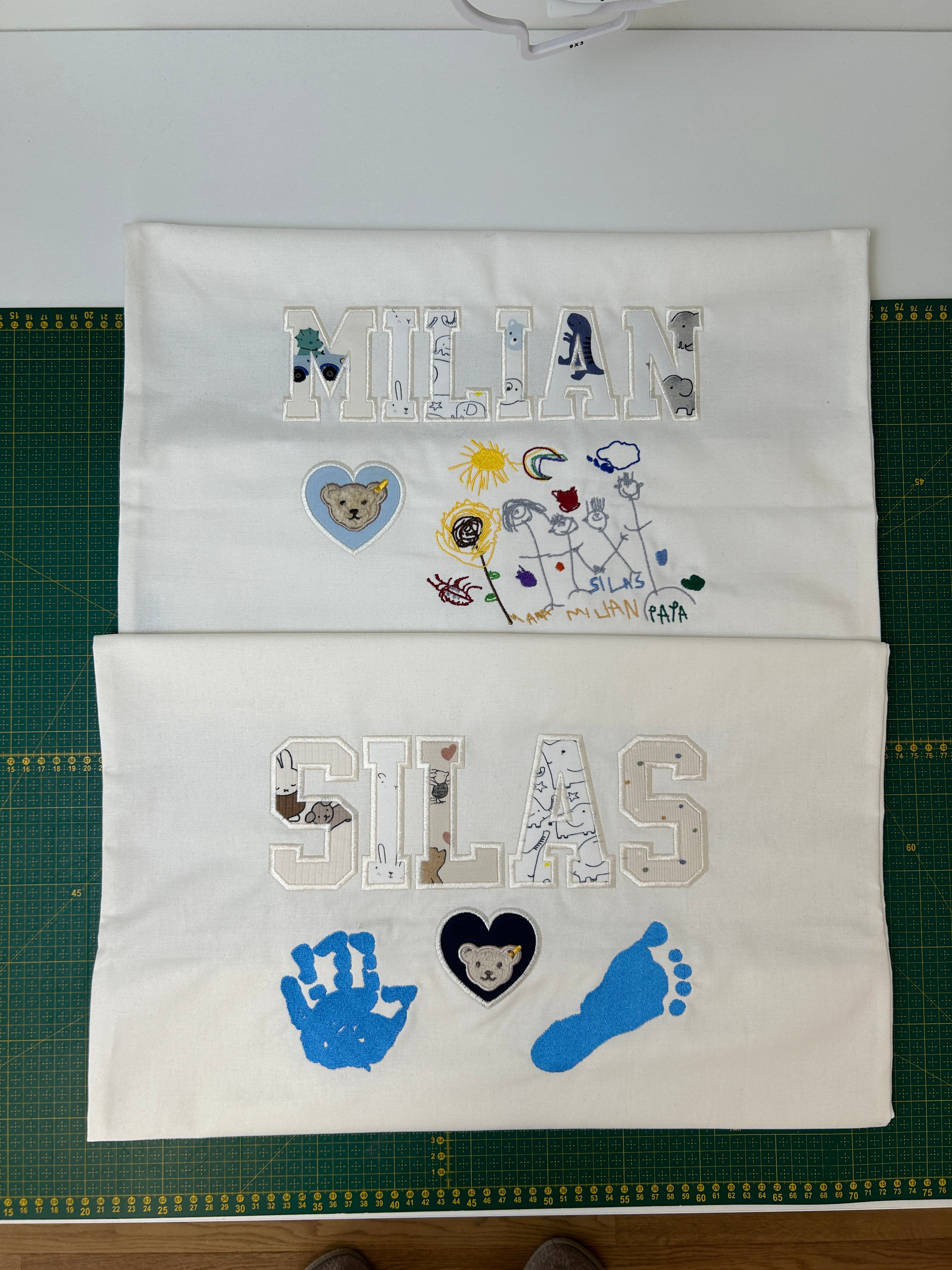 Personalizable sweatshirt, embroidered, individual, sustainable and ecological