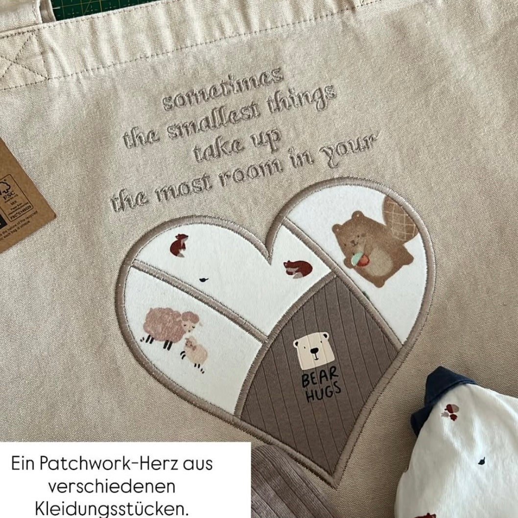 Erinnerungspullover aus Babykleidung