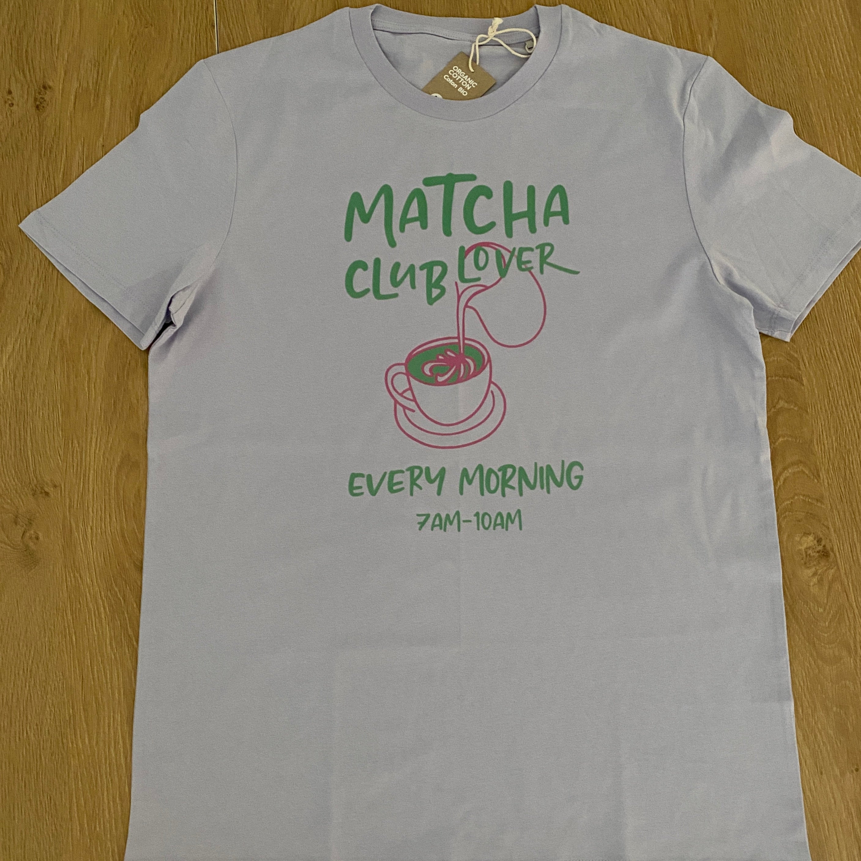 Matcha Club Lover – T-Shirt aus Bio-Baumwolle