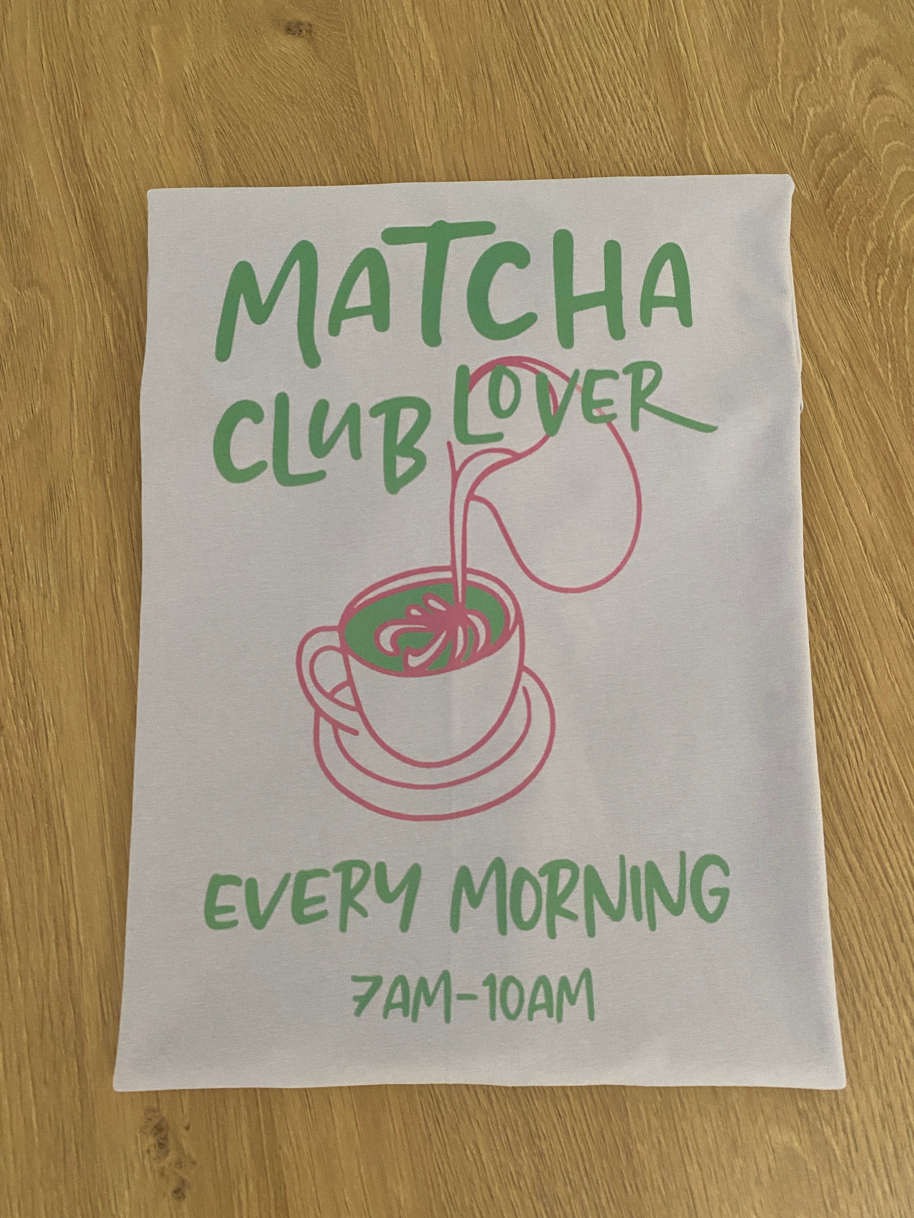 Matcha Club Lover – T-Shirt aus Bio-Baumwolle