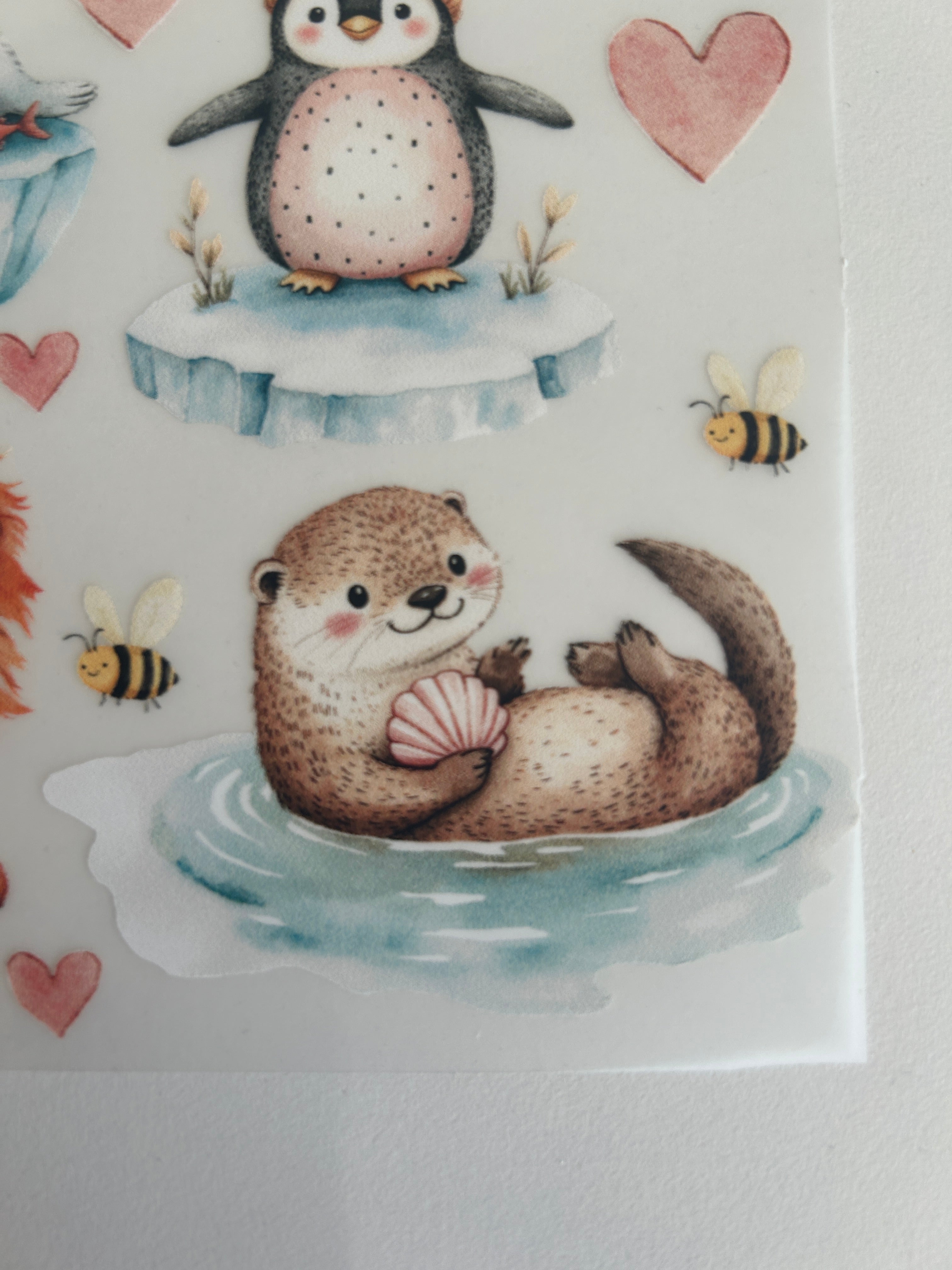 Boho Bügelbilder Zootiere – Löwe, Giraffe, Pinguin & mehr für Baby & Kind