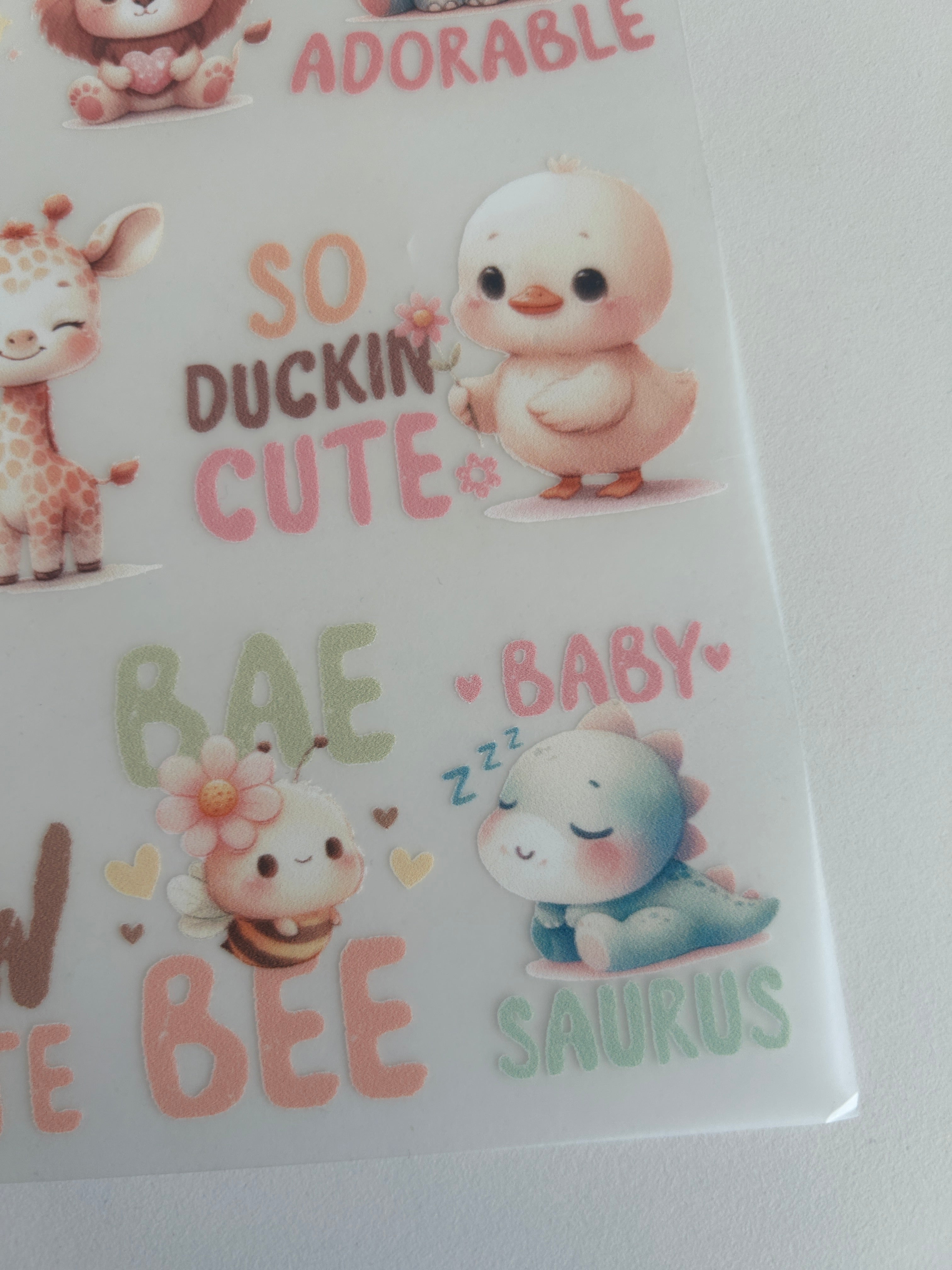 Bügelbilder Tiere – Süße Tiermotive mit Sprüchen für Baby & Kind