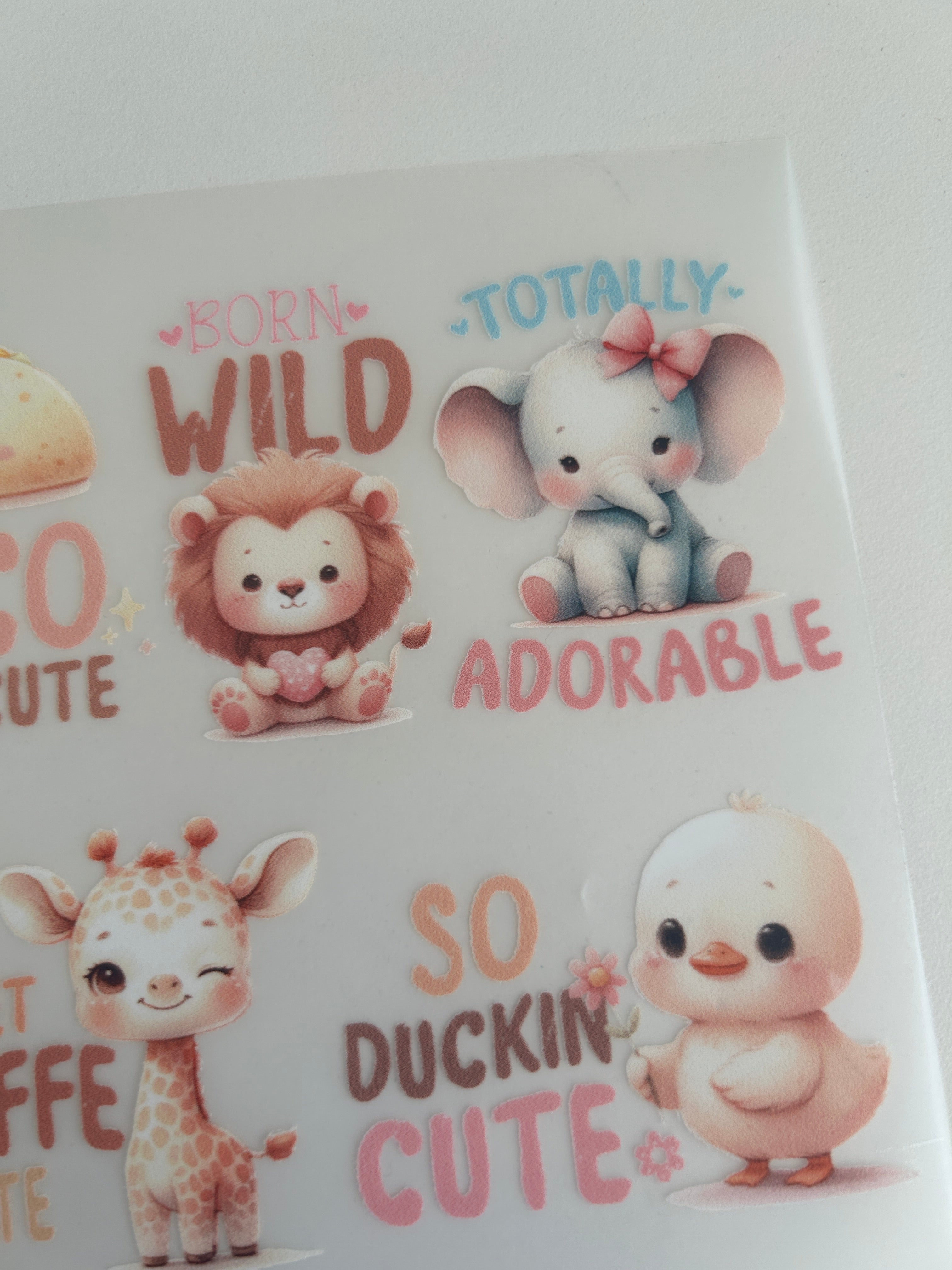 Bügelbilder Tiere – Süße Tiermotive mit Sprüchen für Baby & Kind