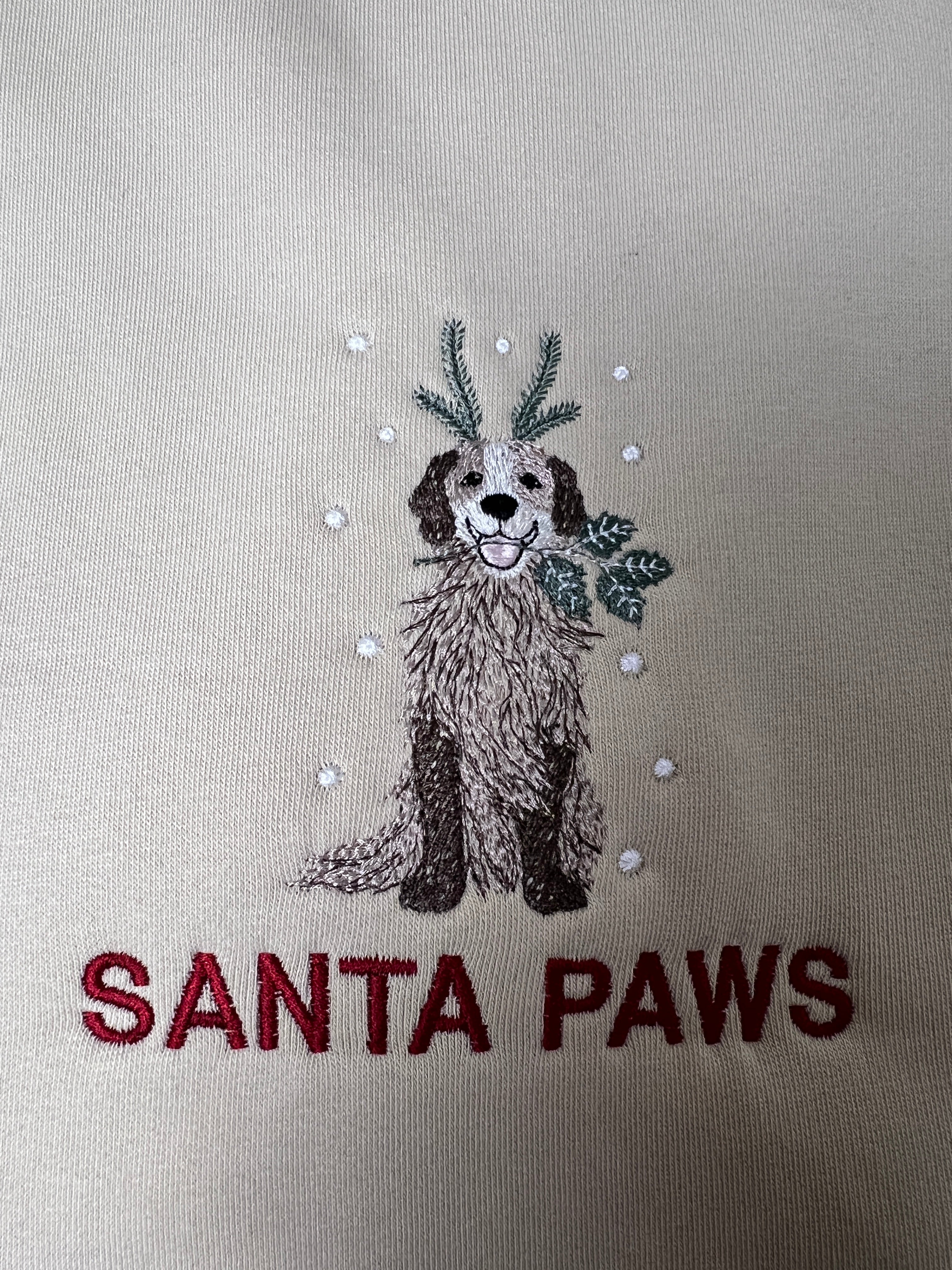 Personalizable sweatshirt, embroidered, individual, sustainable and ecological