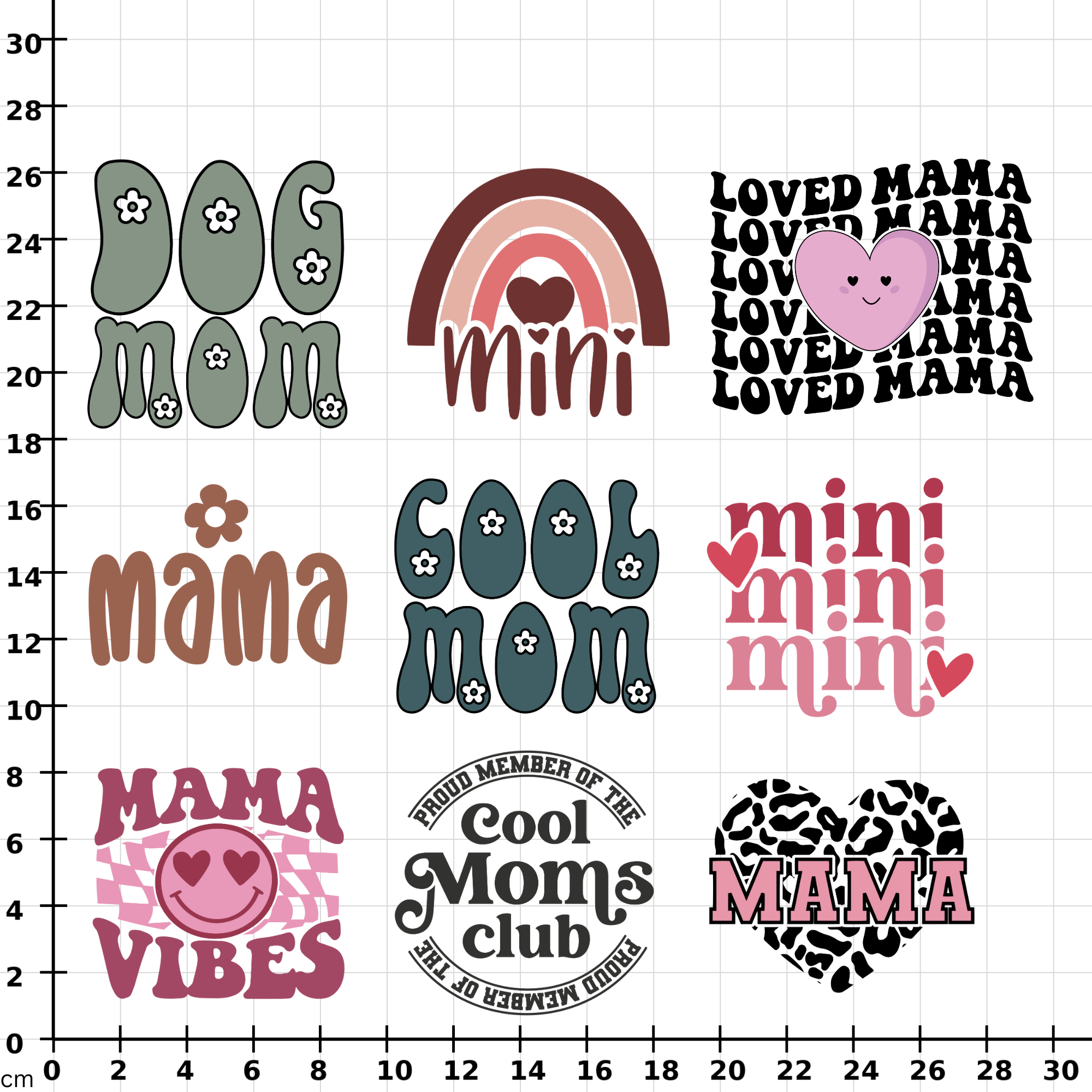 Bügelbild – MAMA