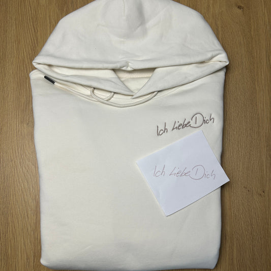 Individueller Pullover - bestickt mit einem geschriebenen Wort oder einer Botschaft
