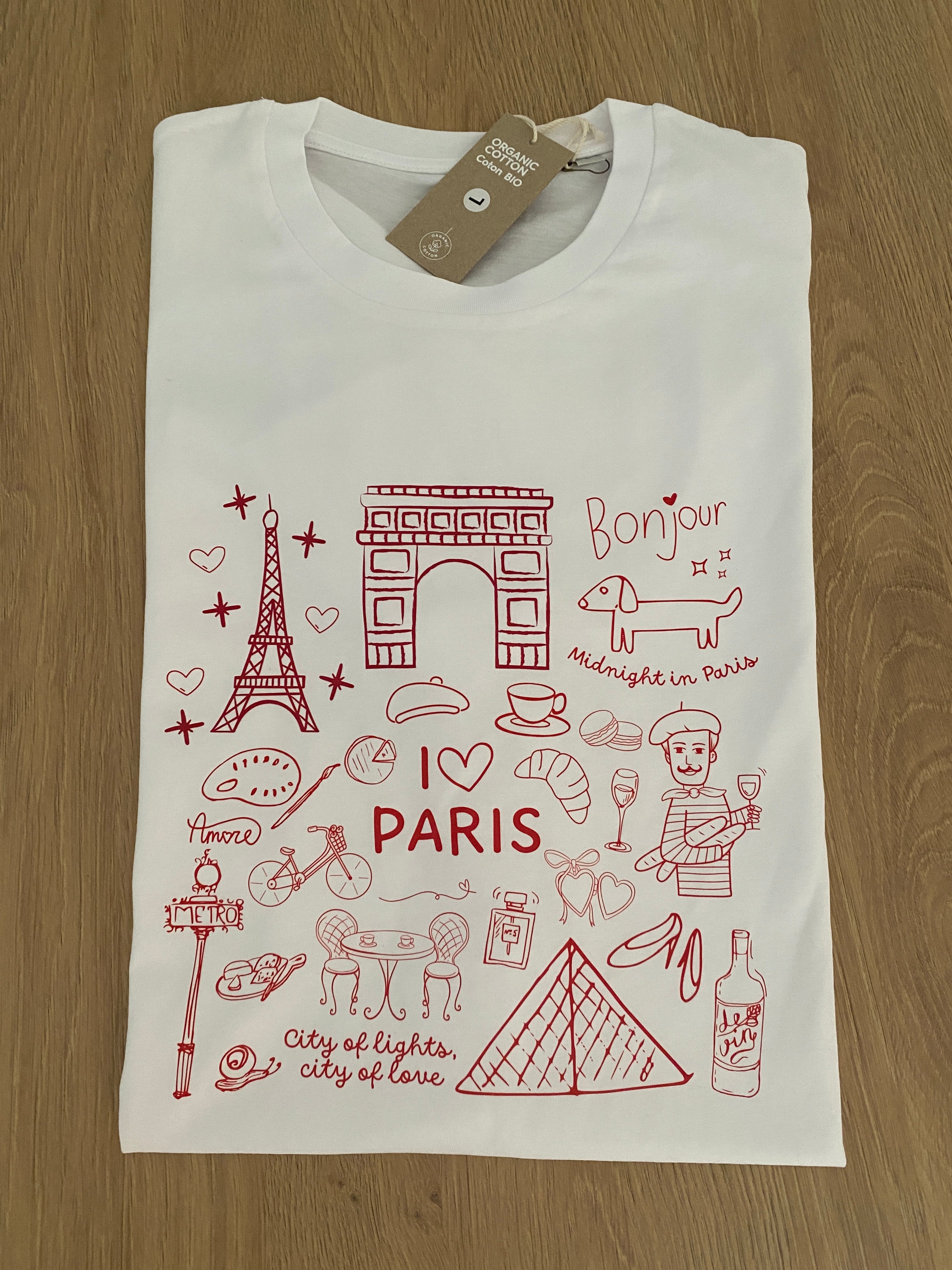 Paris Icons – T-Shirt aus Bio-Baumwolle