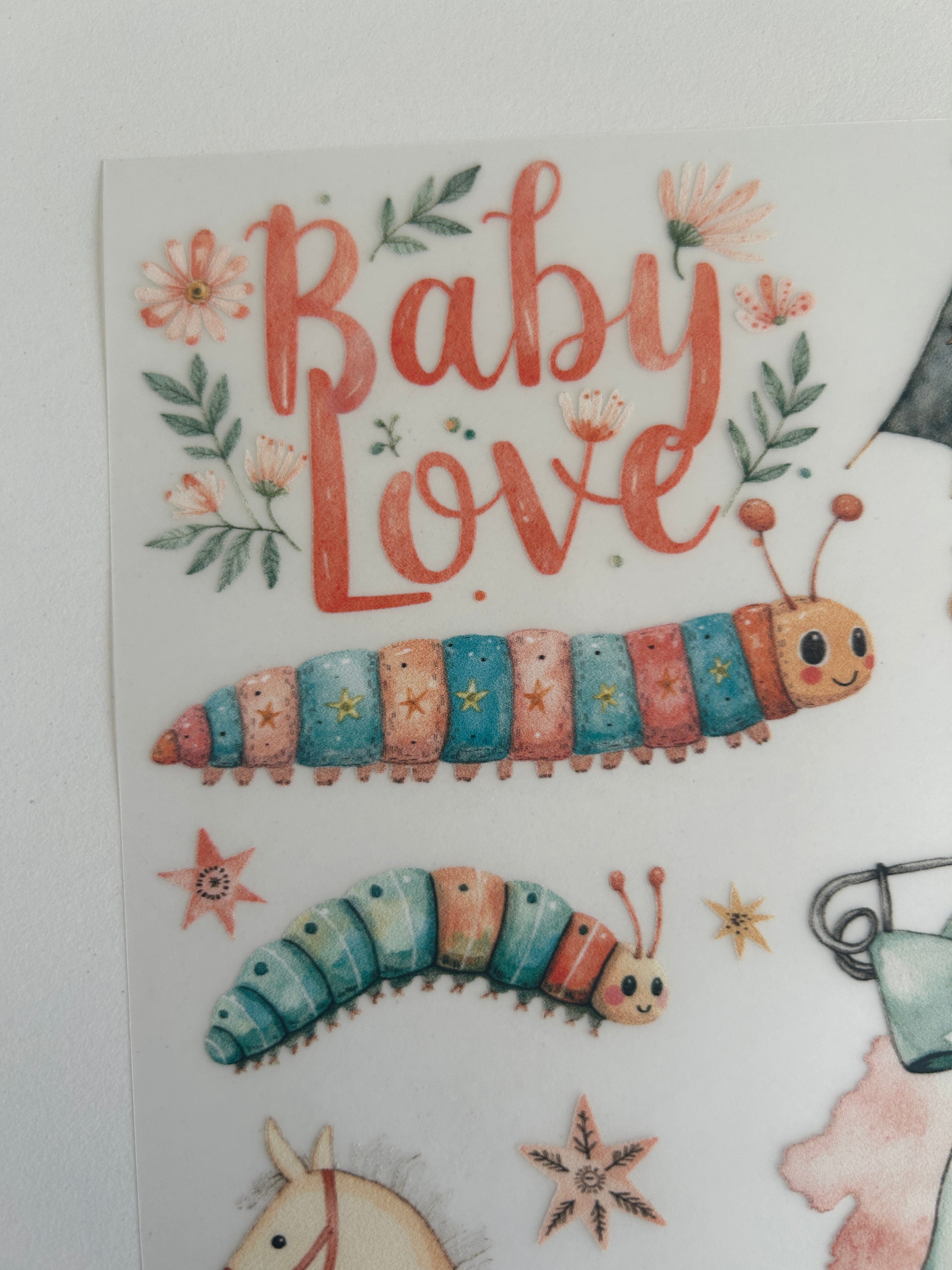 Boho Bügelbilder Baby Life – Zarte Alltagsmotive für Babys & Kinder