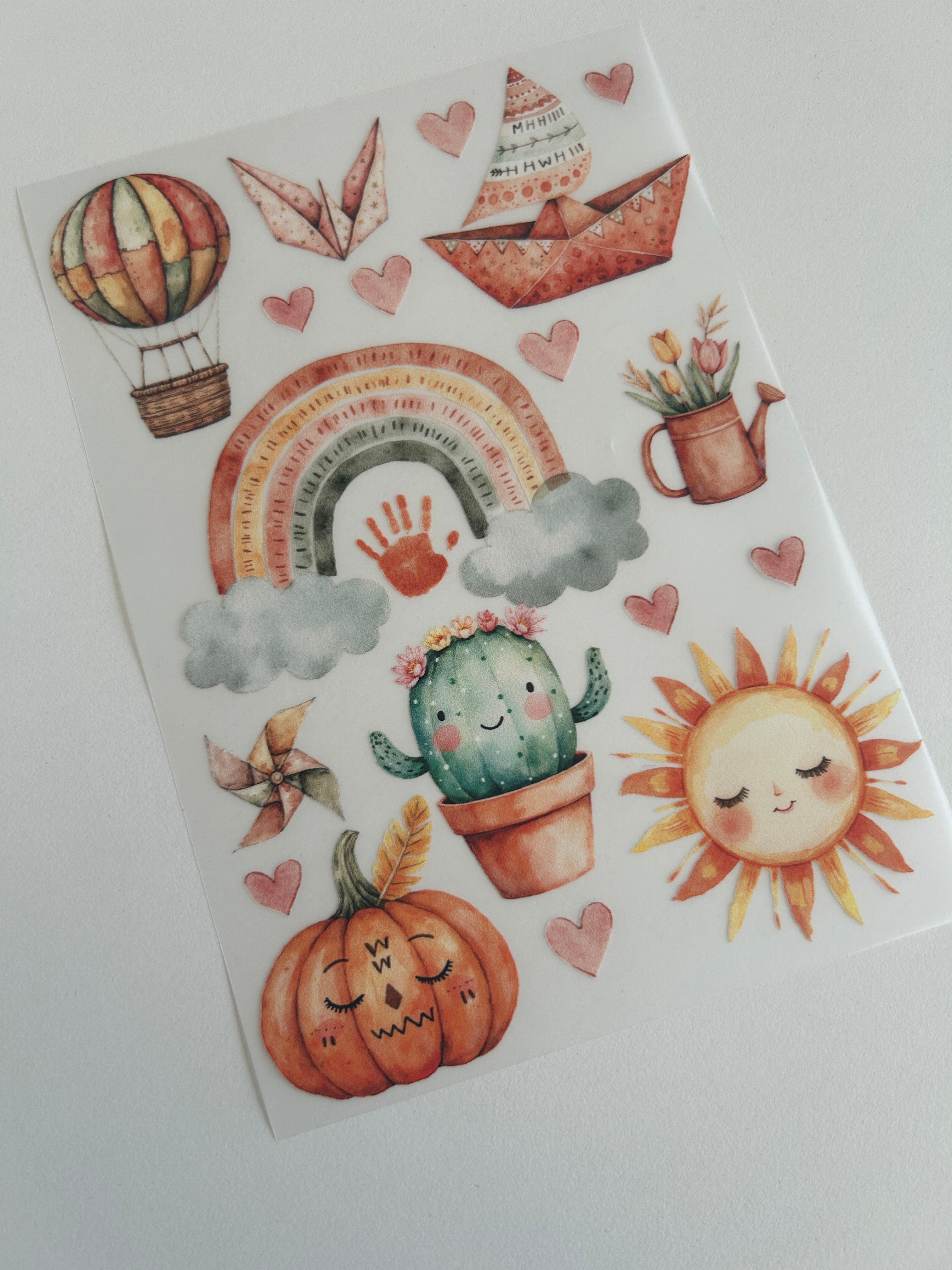 Boho Bügelbilder Herbst – Liebevolle Tier- & Naturmotive für Baby & Kind