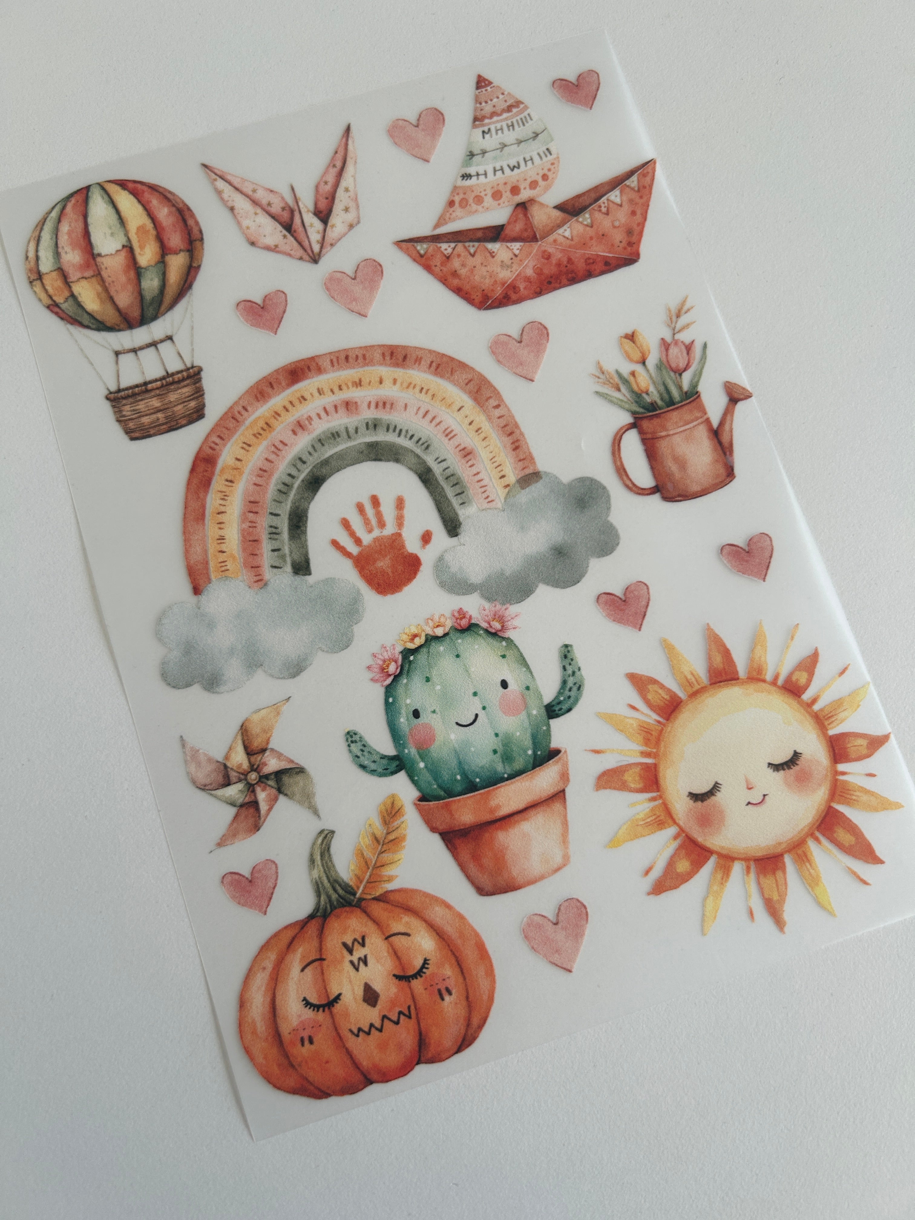 Boho Bügelbilder Herbst – Liebevolle Tier- & Naturmotive für Baby & Kind