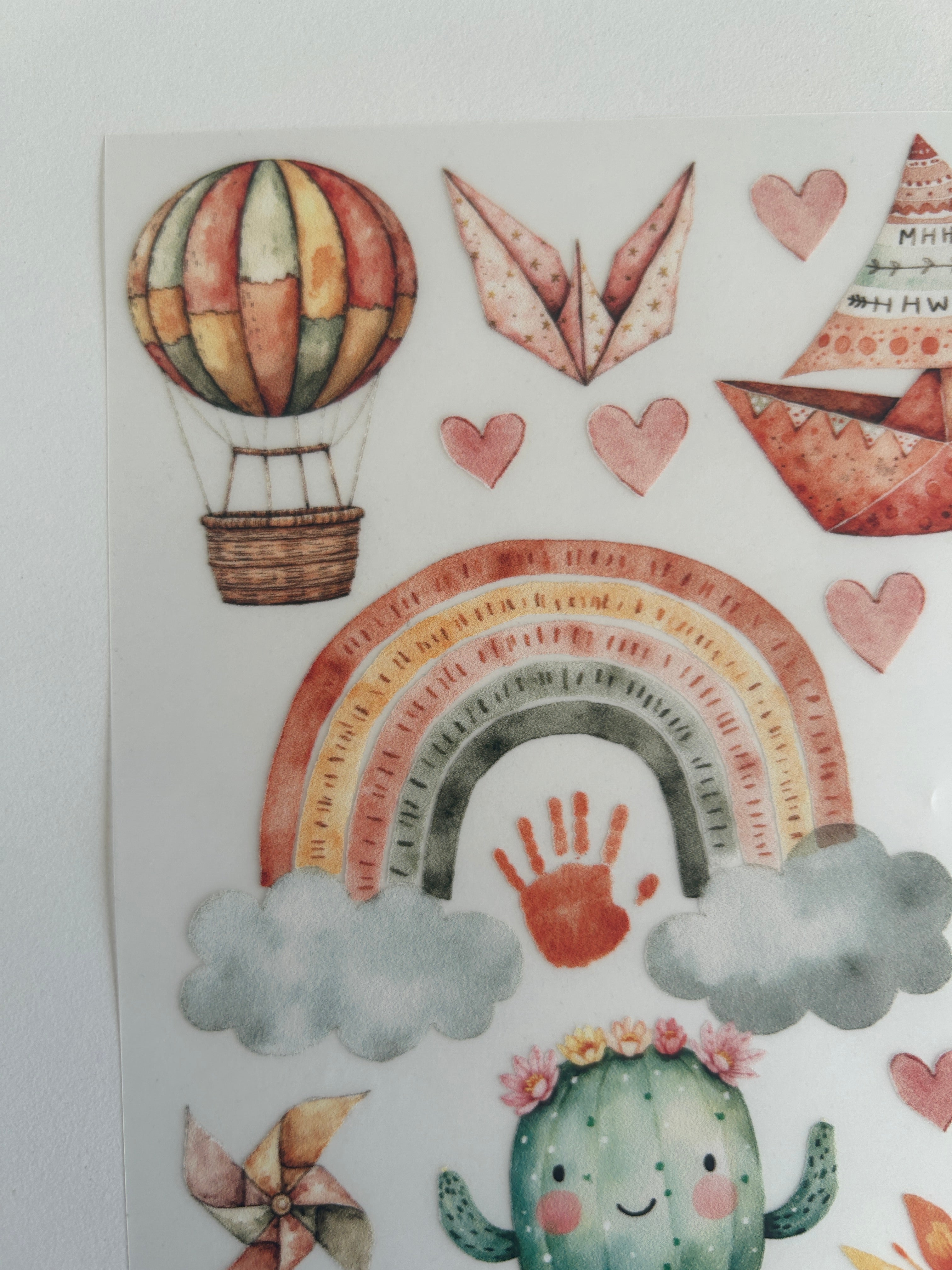 Boho Bügelbilder Herbst – Liebevolle Tier- & Naturmotive für Baby & Kind