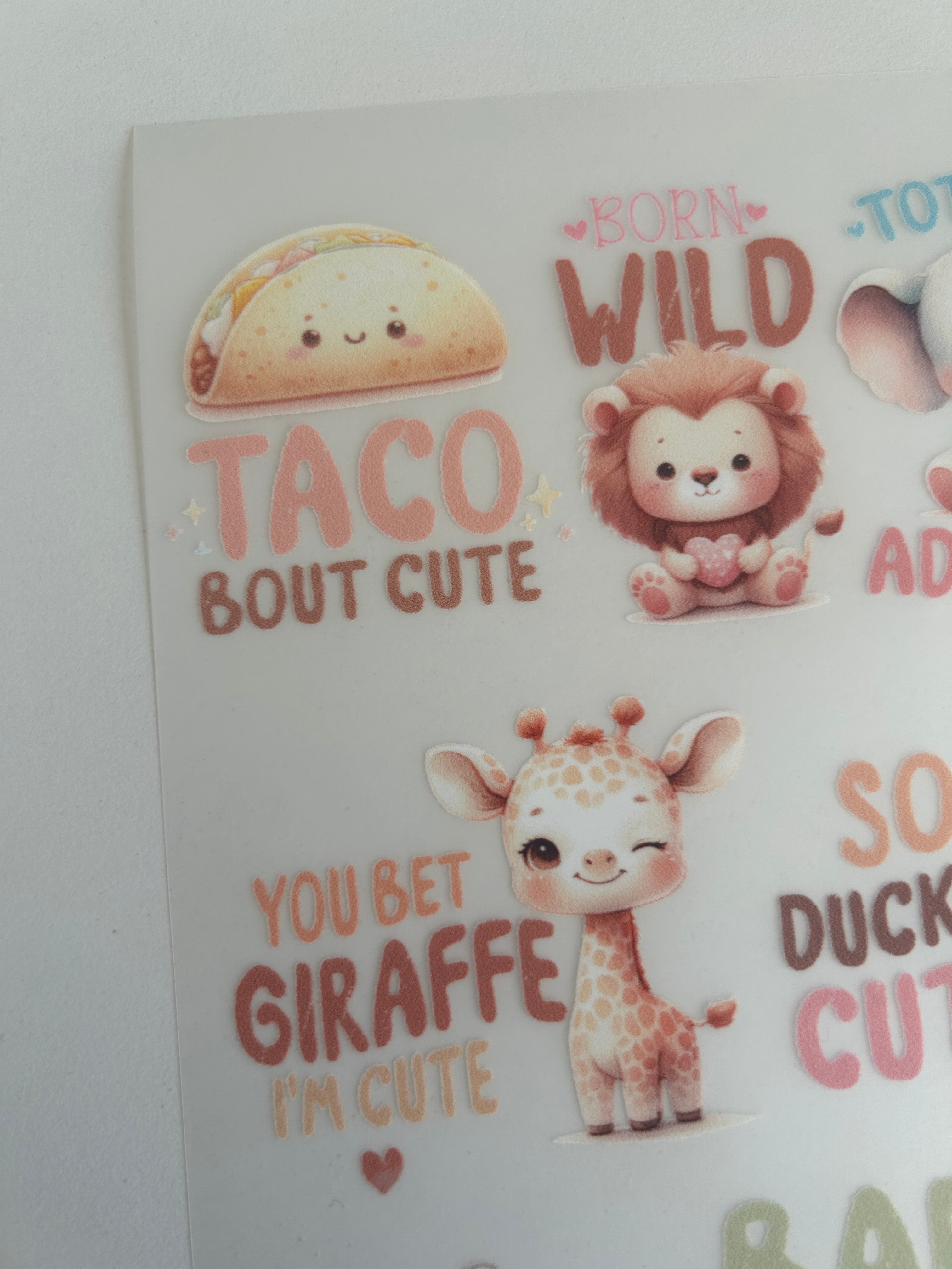 Bügelbilder Tiere – Süße Tiermotive mit Sprüchen für Baby & Kind