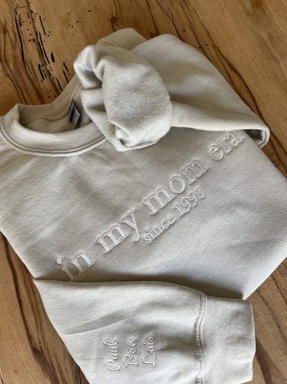 In My Mom Era Pullover – Bequemer Mama Sweatshirt für den Alltag – Ideal für Mütter, Taylor Swift, Songtexte