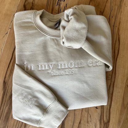 In My Mom Era Pullover – Bequemer Mama Sweatshirt für den Alltag – Ideal für Mütter, Taylor Swift, Songtexte