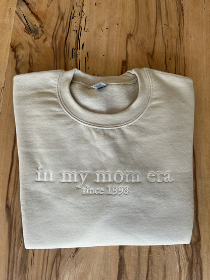 In My Mom Era Pullover – Bequemer Mama Sweatshirt für den Alltag – Ideal für Mütter, Taylor Swift, Songtexte