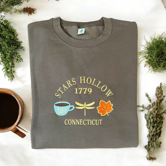 Personalizable sweatshirt, embroidered, individual, sustainable and ecological